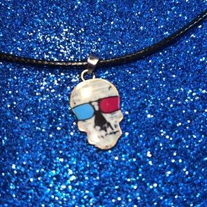 Raver sugar Skull necklace Unisex